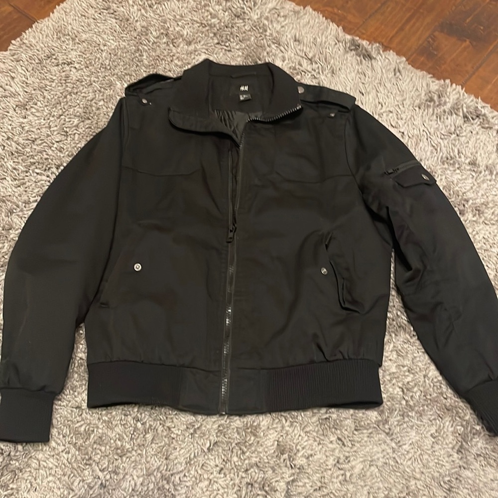 H&M quilted tactical heavy jacket